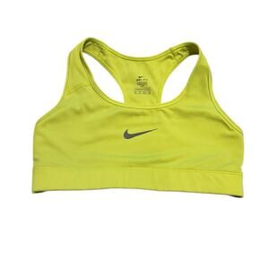 Nike Sports Bra Neon Yellow Size XS Dri Fit